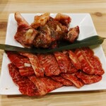 Oumi Yakiniku Horumon Sudaku - 今宵限りの近江牛切落しと厳選Ａ４近江牛上カルビ