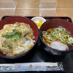 Tokutoku - 鴨とじ丼うどんセット850円