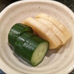 Yoshinozushi - 自家製のお漬物