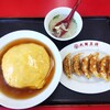 大阪王将 - 天津炒飯餃子セット990円