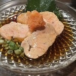 金町製麺 - 自家製あん肝ポン酢　450円