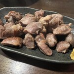 金町製麺 - 砂肝炒め　450円