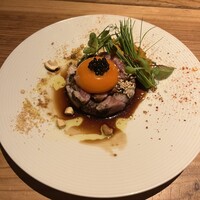 十番 無鴨黒 - 鴨ユッケ