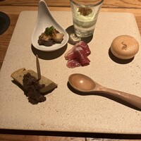 十番 無鴨黒 - 前菜5種盛り