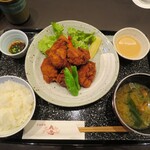 醤油料理 天忠 - からあげ定食