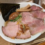 なにわ麺次郎 然 - 特製黄金貝出汁ラーメン