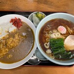 かずさ庵 - カレー・ラーメンセット！