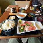 うな健 - さしみ定食 松