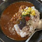 Ahijobaruandogohanyamabudou - キーマカレー1200円