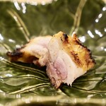 名古屋コーチン割烹 鳥ふく - 捌きたてモモ焼き