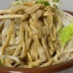 ラーメン もっけだの - 『冷凍ラーメン(野菜･ニンニク別売)』の麺