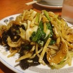 万里城 - 野菜炒め。オイスターソースでしっかり味。