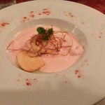 クレープリー・アルション - ゆり根のポタージュスープとホタテ貝のプリン