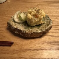 OSAKA きっちん。 虎ノ門店 - ポテサラとセロリ漬物