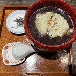 蕎麦 やすたけ - そばがきぜんざい♪