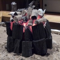 柳家 - 炭焼き