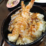 丸喜寿司 - よくばり天丼