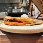 酒と肴 シンメ - 鰯明太の断面をどうぞ