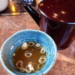 座りや - さらさら系蕎麦湯