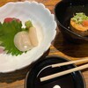 すえ富 - お通し:鮟肝　お造り:勘八･鮪･帆立