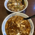 中華飯店　たいこう - 料理写真:うまにそばに酸辣湯麺
