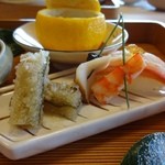 望洋樓 - 2013.12  子持ち昆布・海老・蟹寿司