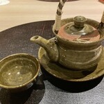 ホテル鹿の湯・花もみじ - 土瓶蒸し　(はも　えび　きのこ)