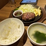 Wagyuu Yakiniku Burakku Horu - ハンバーグランチ