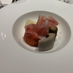 ル・マノアール・ダスティン - 冬野菜のブレゼ　生ハム添え