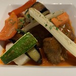 ル・マノアール・ダスティン - 子羊のトマト風味ソース