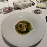 ル・マノアール・ダスティン - 鱈の白子のムニエル