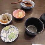 喫茶処 あん庵 - 薬味と小鉢