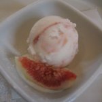 ブラッセリー ラシュレ - イチジク＆アイスクリーム