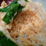 豆腐庵 さらら - 御飯はピリ辛味