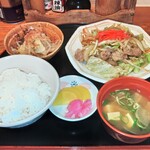 Memminami - 野菜炒め定食　1100円