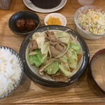 Menshokudou Hogokoro - 日替りランチ 肉野菜炒め