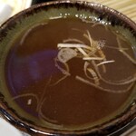 大山庵 - そば湯。