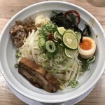 麺屋しずる - 魚介醤油まぜそば　1000円