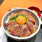 Tairyoushokudou Hiro Umi - 胡麻ブリ丼。1078円