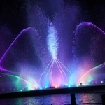 麦畑 - 時之栖に泊まると無料で見ることのできるイルミネーション。なかなかの迫力でした。