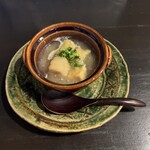 土家 - 鴨肉のロールキャベツ.海老芋.生麩の入った聖護院かぶの擦り流し