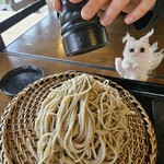 鹿落堂 - スタッフおすすめの岩塩を振りかけてから食べるのが秀逸でした！！