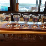 HAMA BAR - 純米大吟醸5種飲み比べセット ¥1,500