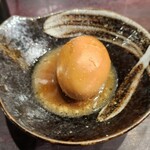 Oogama Motsuni Kushiyaki Goemon - 究極の煮卵‼️