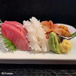 味の店 いわし - 目鉢鮪の中トロ､鯣烏賊､赤貝､生海胆