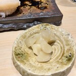 鮨くにみつ - ガリにもこだわりが！