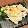 赤坂璃宮 - イカと季節野菜のあっさり炒め