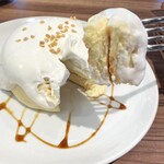 高倉町珈琲 - 特製クリームのリコッタパンケーキ1