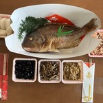 魚秀 - 妹の家の鯛