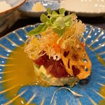 Kushiage Lemon - 本マグロとカニとアボカドとタルタル